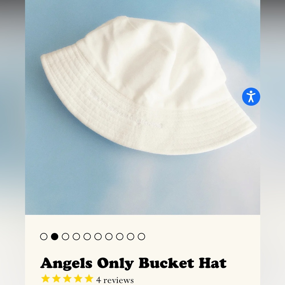 Angels Only bucket hat from Dieux Skin. Brand new!